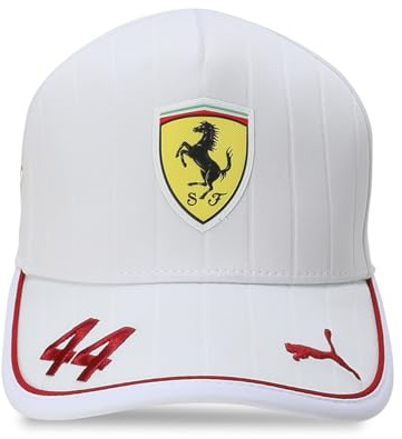 PUMA Scuderia Ferrari F1 Casquette Hamilton 2025 - Blanc - Taille Unique