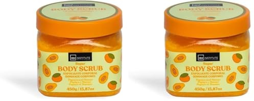 Idc Institute PapayaMango Sugar Body Scrub 470G (Paquete de 2)