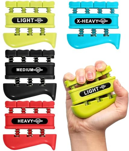 DICYWUDI Grip Strength Trainer, Finger Strength Trainer for Grip Strength Training for Fingers, Wrists, and Hands for Home, Office, Gym, Climbing, Athletes, Musicians, and Therapy