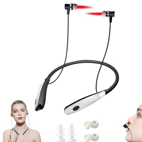 Theralight - Pods d'allaitement (2 en 1) - Thérapie nasale - Lumière rouge - Appareil de thérapie nasale - Acouphènes infrarouges - Soutien des migraines - Soutien des sinus - Par nez - Infrarouge