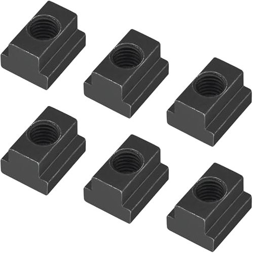 6 PCS T-Slot Nuts,T-Sliding Nut Blocks – Ideal for Machine Tool Workbenches (M8)
