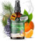 NORDHOLZ® Zirbe & Mandarinespray – BIO-Raumspray Zirbe-Mandarine – Natürlicher Raumduft für Kissen, Wohnräume & Schlafzimmer mit 100% naturreinem ätherischem BIO-Zirbe-Mandarinenöl – Kissenspray