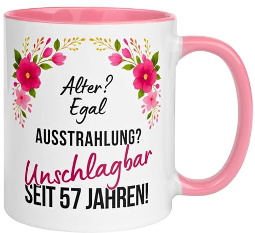 Geschenk zum 57 Geburtstag Frau | Ausstrahlung? Unschlagbar seit 57 Jahren