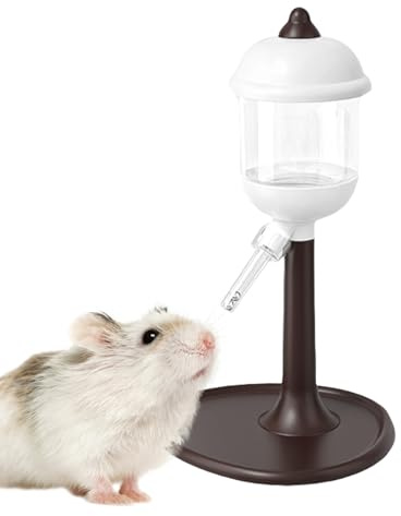 Bouteille d'eau pour Hamster | Distributeur d'eau Anti-Goutte pour rongeurs, Abreuvoir avec lumière, Accessoires pour Cage à Petits Animaux tels Que Lapin, Chinchilla, hérisson et Furet