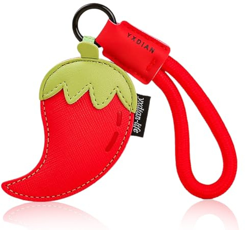 OIXEYA Corno Portafortuna Cornetto Amuleto Amuleto Scaramantico, Portachiave Scaramantico,Gancio per Borsa, Regali per familiari e amici per Natale, Ringraziamento, San Valentino e Capodanno