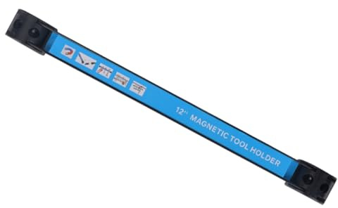 DIYEAH Barra Magnetica per Utensili da 12 Pollici, Portachiave Magnetico e Supporto da Parete per Organizer Attrezzi, Striscia Portautensili Magnetica per Deposito in Garage e Officina