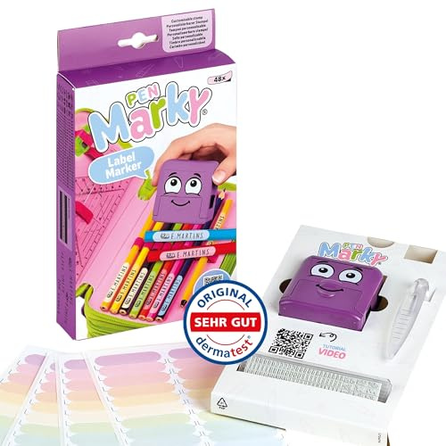 COLOP Pen Marky | Tampon personnalisable pour stylos | 48 étiquettes