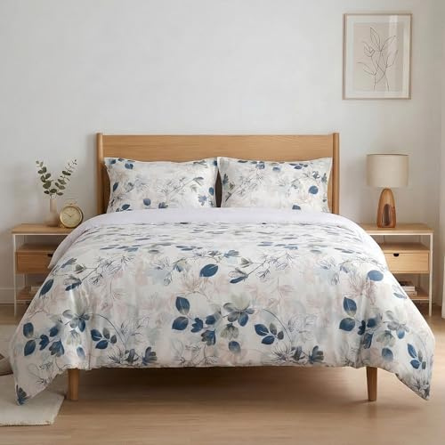 Etrexonline Juego de Funda Nórdica 3 Piezas Cama 150 Microfibra Suave Transpirable - 1 Funda Edredón 220x240 cm y 2 Fundas de Almohada 50x75 cm (Herbal)