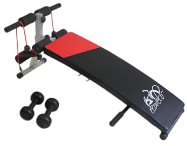 FFitness FLMD312N Sit up Total Body Home Gym Equipment Coche abdominales pectorales Glutei Cosce Polpacci Celulitis Piernas Musculos del Cuerpo Pesos Pesísticos Extensores Elásticos