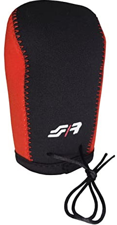 Simoni Racing Schaltknauf Hülle Universal - Schwarz/Rot + Logo