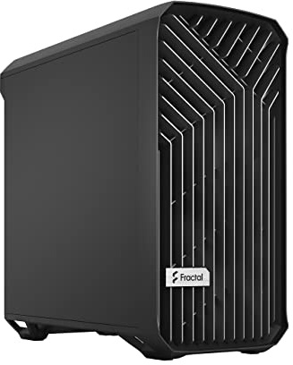 Fractal Design Torrent Compact Black Computer Case Solid, FD-C-TOR1C-04, Black Solid