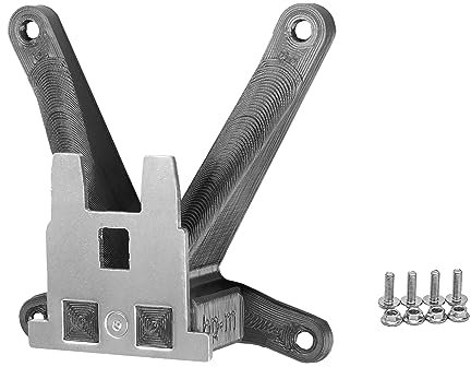 3IDEE VESA Adapter kompatibel mit HP Monitor (22m, 24m, 27m) - inklusive Schraubenset - 75x75 mm (Schwarz) - 1-Pack