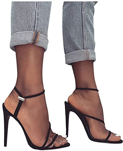 Sandalias Mujer Tacon Bajo Moda Sexy De Tacón Alto Punta Abierta Zapatos Para Caminar Fiesta Clásica Elegantes Primavera Al Aire Libre Sandaliastacón Stilettos Damas Comoda Con Cierre De Hebilla