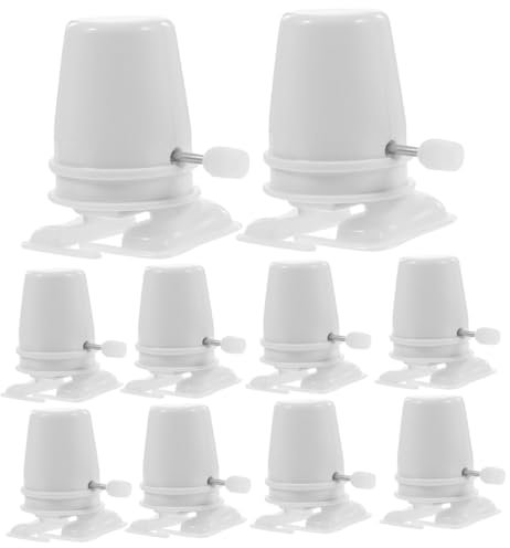 COSMEVIVI 10pcs Clockwork Walking Movement Diy Accessories Mini Rewinding Parts Plastic Replacement Mechanisms for Toy Repairing and Handcraft