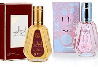 Pack de Perfumes Árabes – Yara & Ameerat Al Arab – Exclusivos Aromas Orientales – 2 Perfumes de 50ml – Fragancias Elegantes y Duraderas para Mujer