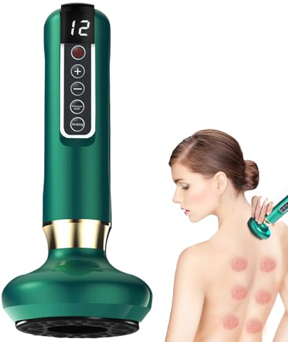 DAJASD Cellulite-Massagegerät, 12 Gängen Schröpfmassagegerät Gegen Cellulite, Verstellbares Handmassagegerät Für Körperfett, Schröpfgerät Zur Reinigung Der Meridiane Für Bauch, Taille, Arme, Beine