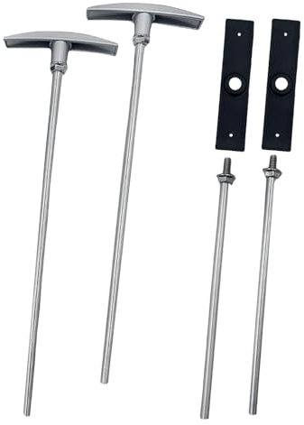 Asta di prolunga per valvole di scarico per camper da 15,2 cm e 22,9 cm, opzione per un facile collegamento del tubo fognario adatto per la maggior parte dei camper