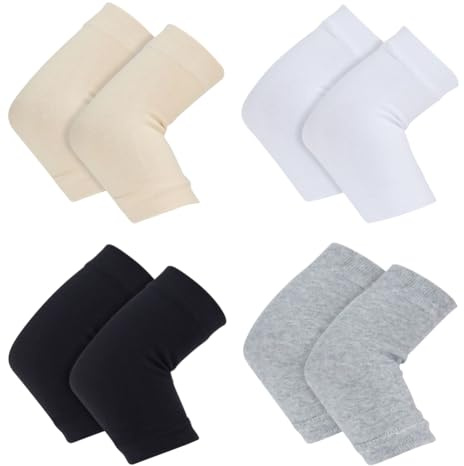 FSSTUD 4 pares de mangas suaves para cubrir tatuajes, transpirables, protección para el antebrazo, fundas de tatuaje de brazo, mangas cortas de compresión, mangas elásticas para el antebrazo para