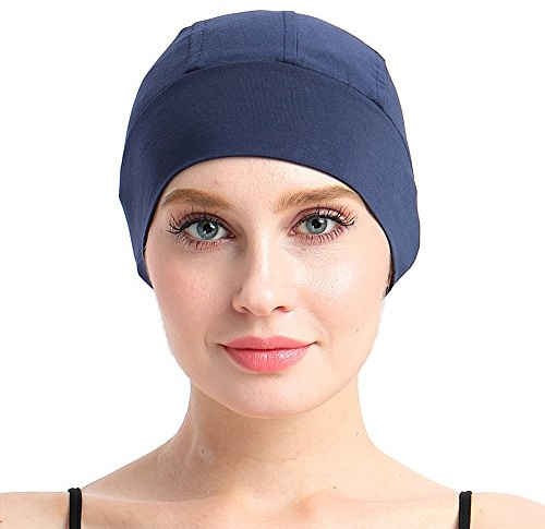 FocusCare Gorro de dormir para pérdida de cabello, cubierta de cabeza para mujeres de quimioterapia, Beige claro, Talla única