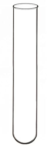 Labasics Tubos de Ensayo de Fondo Redondo de Vidrio de Borosilicato, 30 mm de OD x 165 mm de Longitud (Paquete de 15)