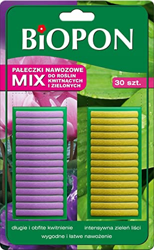 BIOPON Bastoncini di fertilizzante MIX, 30 pezzi