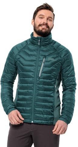 Jack Wolfskin Routeburn Pro Ins Jkt M Chaqueta, Esmeralda, Hombre
