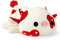Shownicer Plüschtier Kuh Kuscheltier Kleine Stofftiere Kawaii Plüsch Kissen Spielzeug Kleines Geschenk für Kinder Mädchen 3+ Jahre (Rot, 23cm)