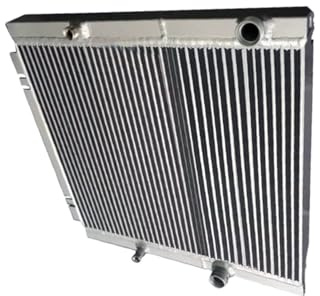 Quueparts 6243734100 Oil Cooler 6243-7341-00 Compatible With Atlas Copco Air Compressor RLR CSB 15 25 G9
