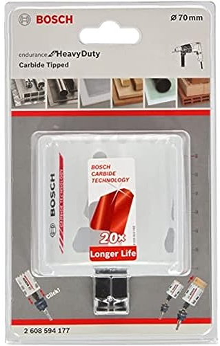 Bosch Professional Carbide Lochsäge Endurance for Heavy Duty (Ø 70 mm, Zubehör Bohrmaschine)