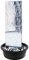 KÖHKO® Wasserwand aus Edelstahl mit LED-Strahler Höhe ca. 119 cm Wasserspiel 23016L Terrassenbrunnen