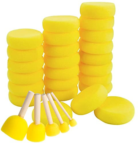 29 MalenSchwamm, RoadLoo Malschwamm und Pinsel aus Schaumstoff für Künstler oder Kinder