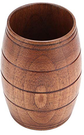 Tazas de té de Madera, Taza de Agua de Madera clásica Natural, Cerveza, café, Leche, Taza de Vino Hecha a Mano primitiva para Beber Bebidas Calientes, Leche, Vino