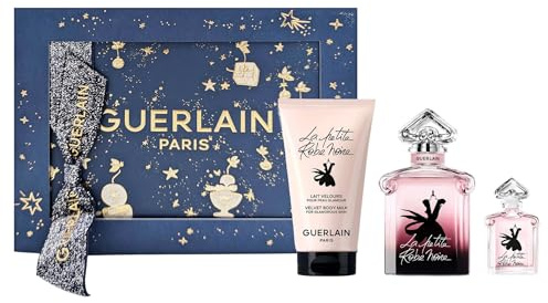 Guerlain La Petite Robe Noire Intense 3-Pcs Gift Set Eau de Parfum spray 1.6 fl oz + Body lotion 2.5 fl oz + Eau de Parfum 0.16 fl oz)