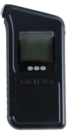 Fasizi Professionell digital alkoholmätare, bärbar alkomätare med LCD-skärm, dubbelt sensorsystem och 5 munstycken
