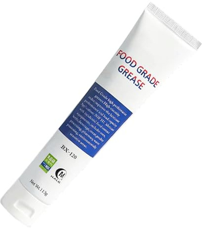 Grasa apta para alimentos, 113 g, accesorios comerciales multiusos y lubricante para alimentos, para cortadoras, bisagras de puerta, válvulas, juntas, motores, máquinas domésticas