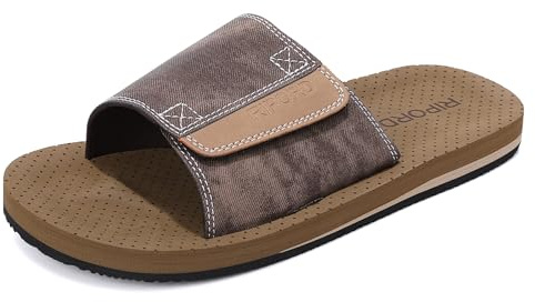 Ripord Herrsandaler justerbar latexsula, sandaletter
