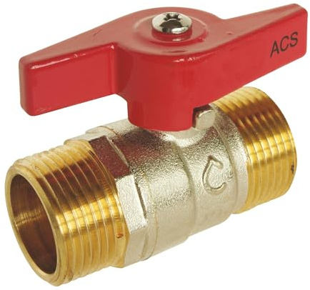 SOMATHERM PER VOI - Valvola doppia sfera maschile 12/17 - Butterfly Joystick - livello Passaggio - tenuta migliorata con O-ring 2