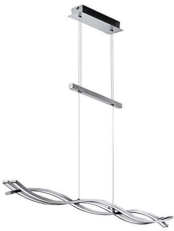 Briloner Leuchten LED Pendelleuchte, Pendellampe dimmbar via Wandschalter, 1890 Lumen, 6 W, Aluminium