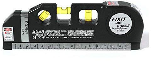 Multifonction Niveaux Laser Vertical Horizon Mesure Niveau à Bulle Niveau Laser Ruban à Mesurer Règle Horizontale