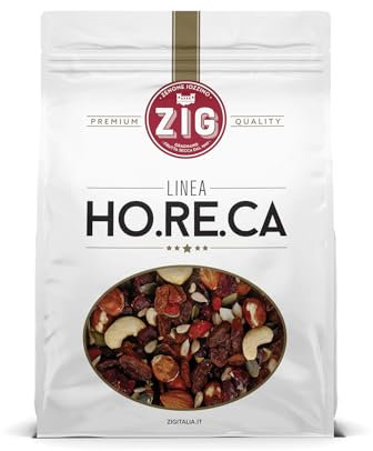 ZIG - HORECA - Petit-déjeuner mixte - Mélange de fruits secs et de graines 1 Kg