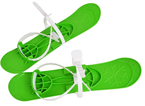 molti KINDERSKI SKI für Kinder mit BINDUNG mit Stöcken 5 Farben 40cm (Grün)