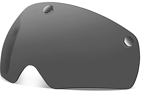 Victgoal Bike Helmet Goggles Visor Strong Magnetic Eye Shield (Black)