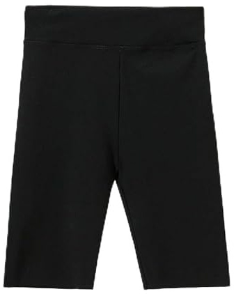 Smilore Girls Stretchy Cycling Shorts Kids PE School Dance Gym Swim Shorts Black 7-8 Years