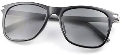 YIMI Lunettes de lecture bifocales polarisées avec charnière à ressort - Lunettes de soleil pour homme et femme - Lunettes de lecture classiques bifocales - Protection UV400 - Lunettes de soleil