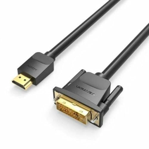 Vention Adaptador DVI a HDMI ABFBG Negro 1,5 m