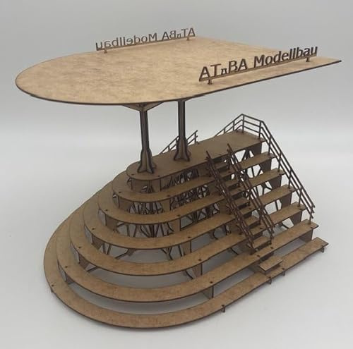 AT-BA Modellbau 220116 Slotcar Tribuna corta