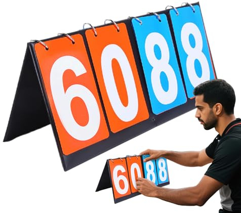 yztju Tabella del Punteggio Pallavolo - Tabella di Punteggi per,Contatore Multifunzione A Cifre per Partite Sportive di Cui Tennis da Tavolo Golf Billiard Freccette