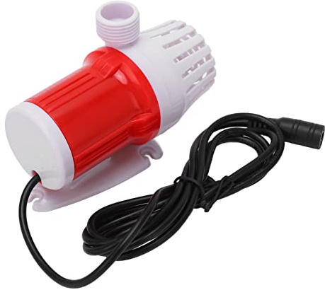 Bomba de Refuerzo DC12V, Bomba de Agua sin Escobillas de 20W 1200L/H con bajo Nivel de Ruido, Bomba de Circulación de Agua para Acuario de Pecera
