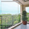 SANJIAOJIA Transparentes Rollo,Transparent Wasserdichtes Roll-Up-Rollo,PVC-Kunststoff-Regenschutz-Fenster-Rollos,Seitenzug-Rollo,Wetterfest Vorhang Für Balkon-Terrassen-Tür,Breite x Höhe (120x250cm)