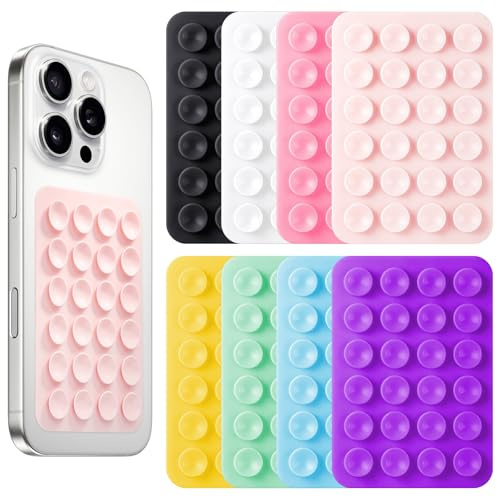 Ainiv Silikon mobiltelefon sugkopp, självhäftande mobiltelefonhållare sugkopp klistra på speglar, glas, kakel, för selfies eller videoinspelning